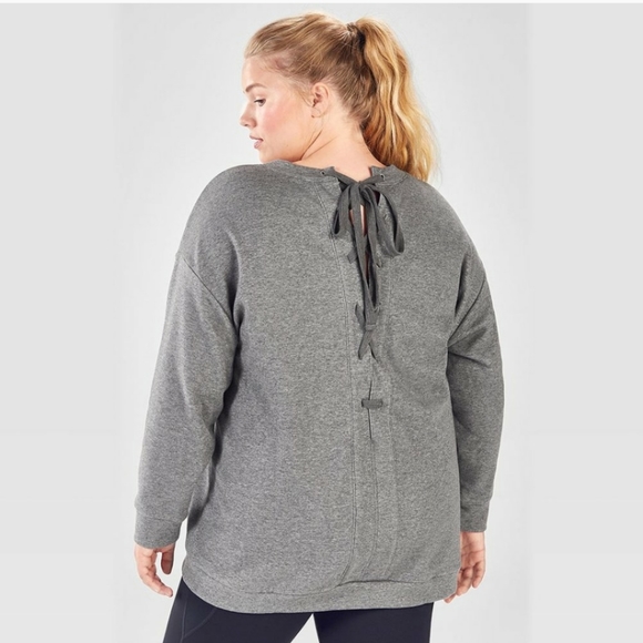 Fabletics Nina Lace Back Pullover Sweatshirt - Picture 1 of 6
